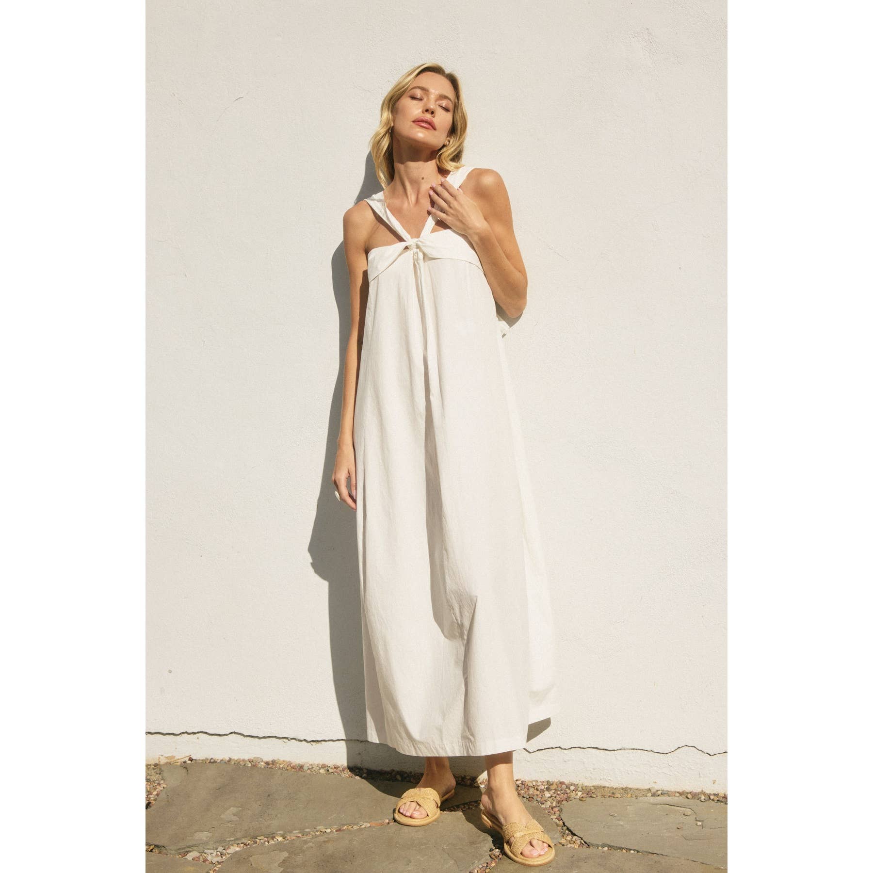 Cotton Halter Maxi