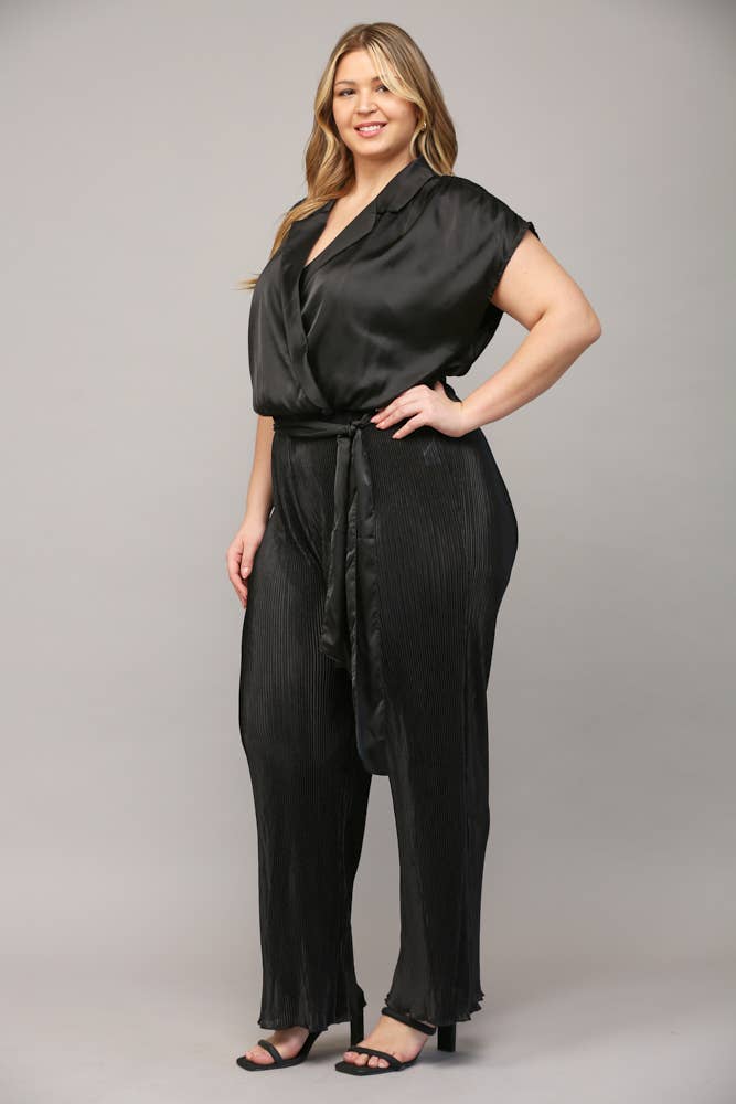 Pleated Jumpsuit