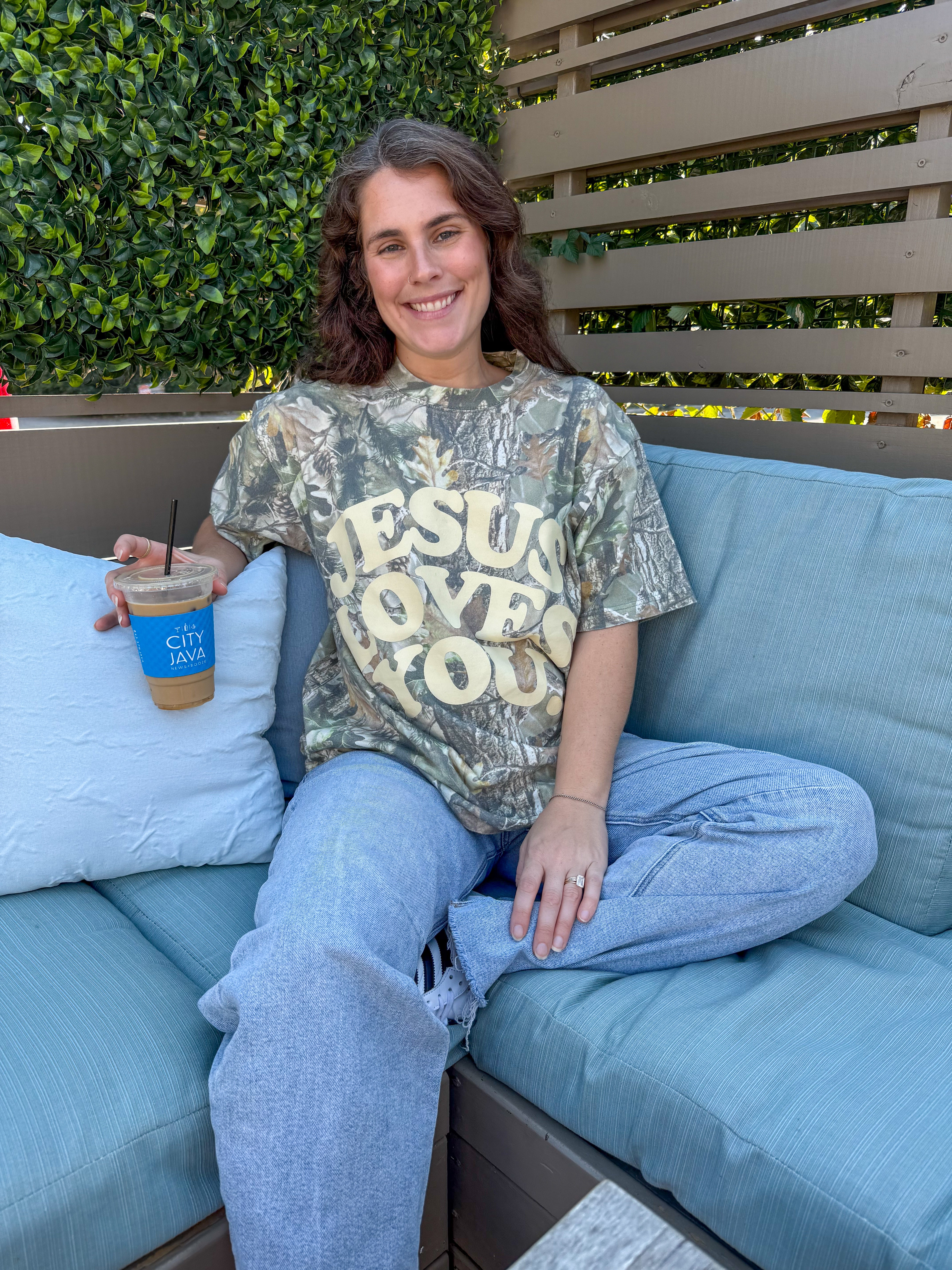 Jesus Loves You Camo Tee