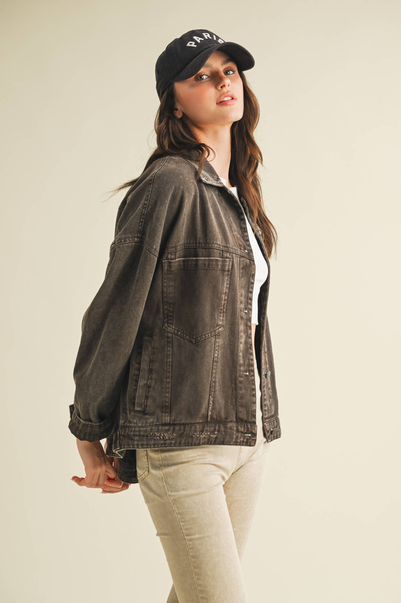 Black Coffee Denim Jacket