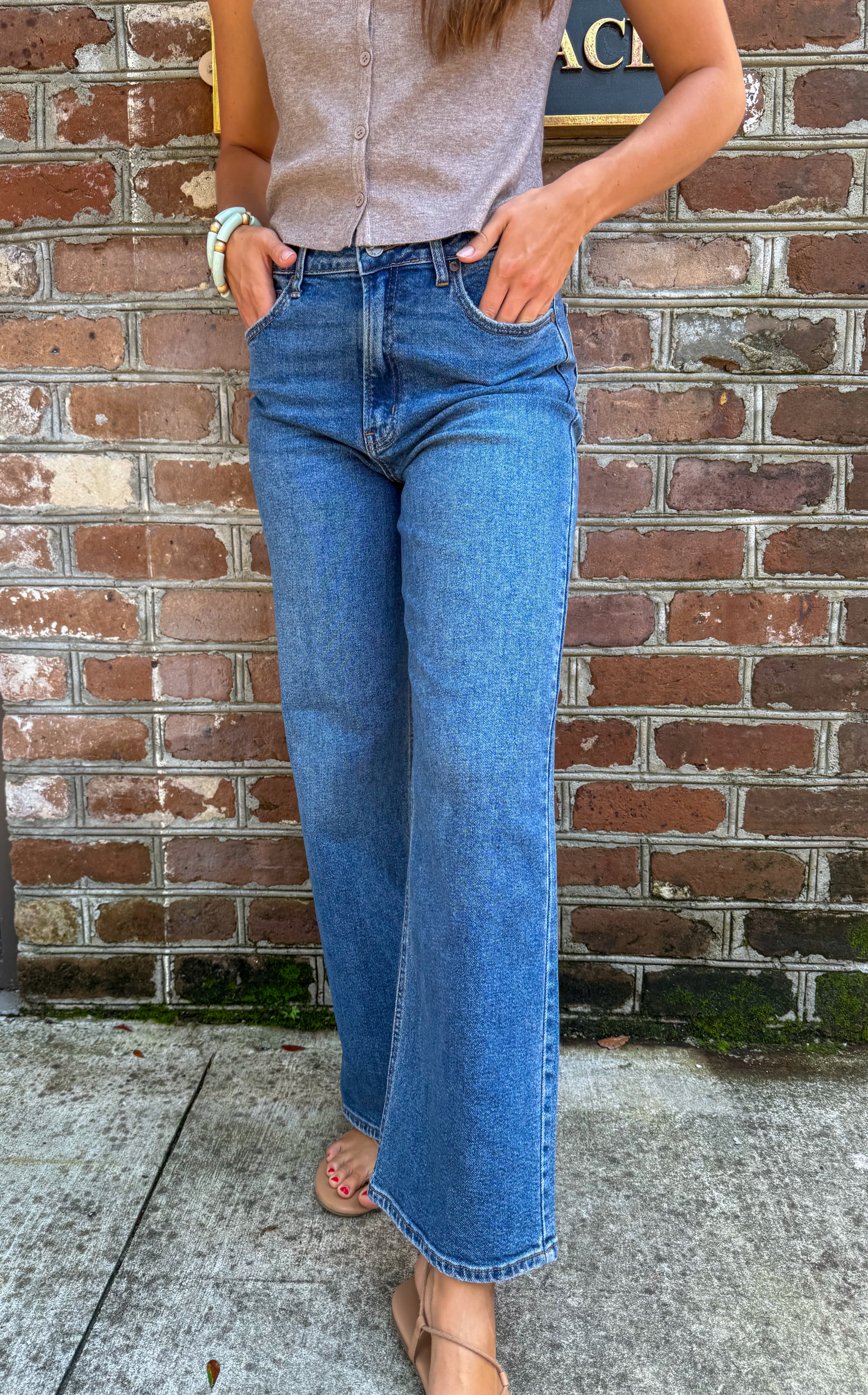 Dark Straight Leg Denim