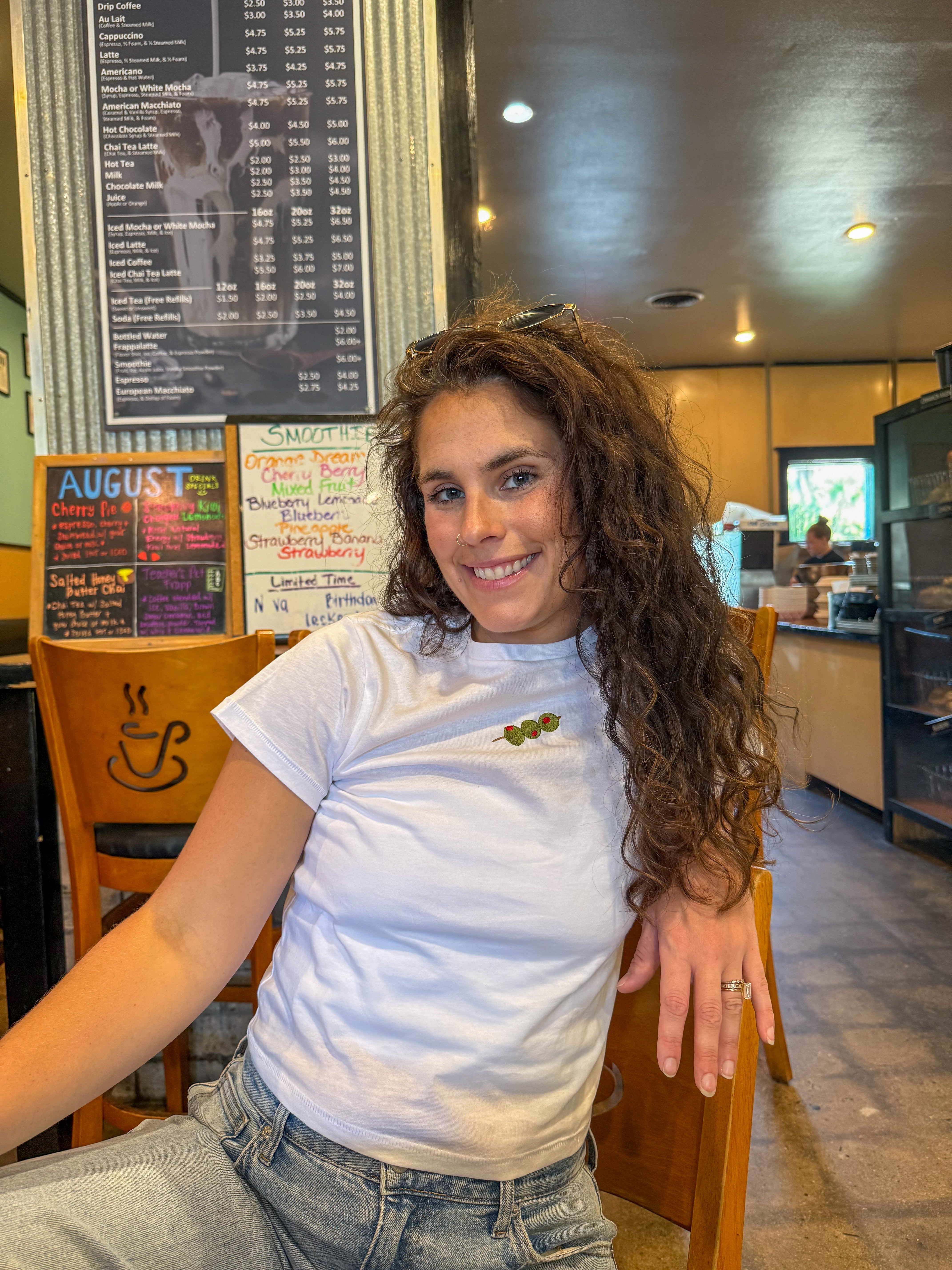 Olive Baby Tee