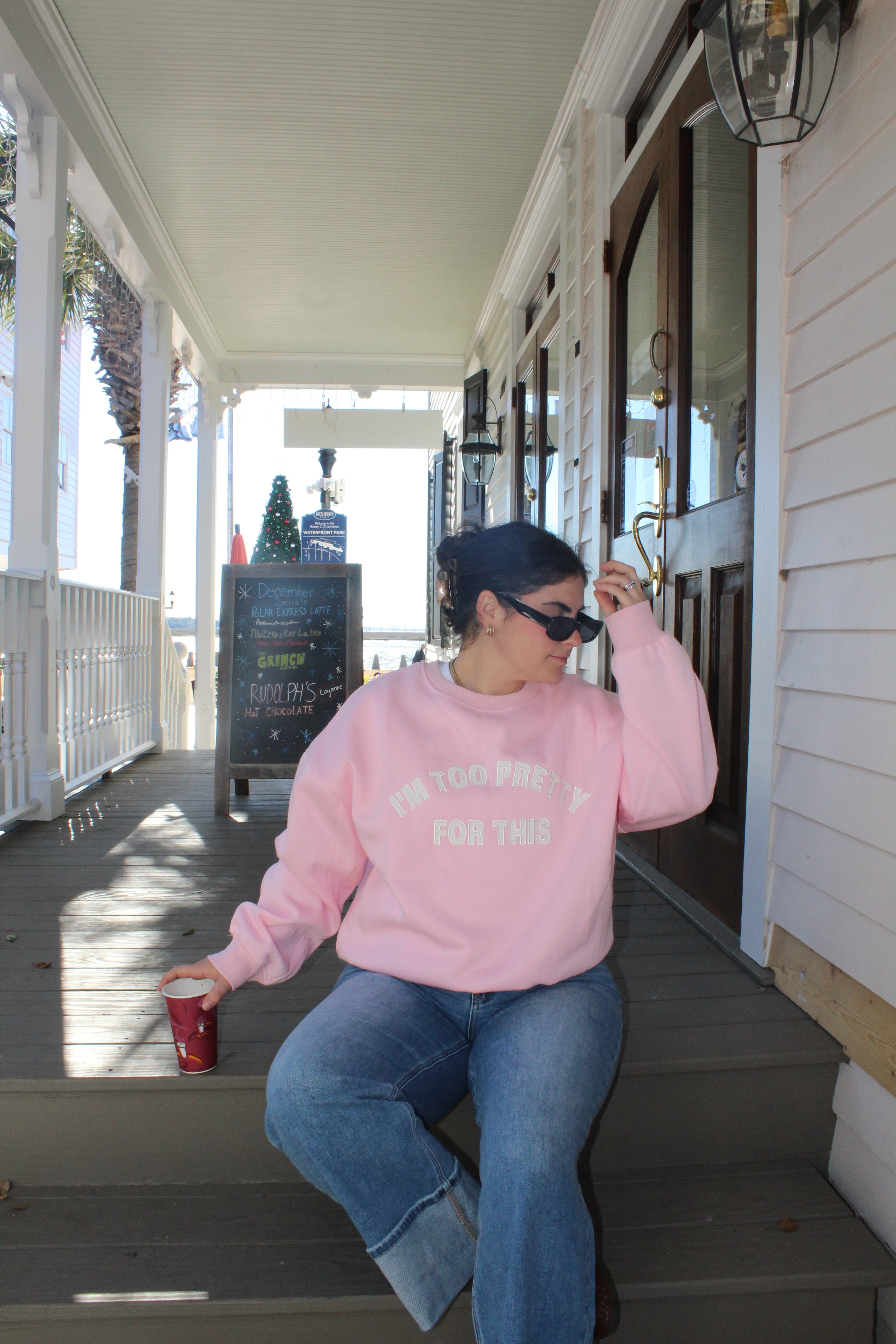 I’m Too Pretty For This Crewneck