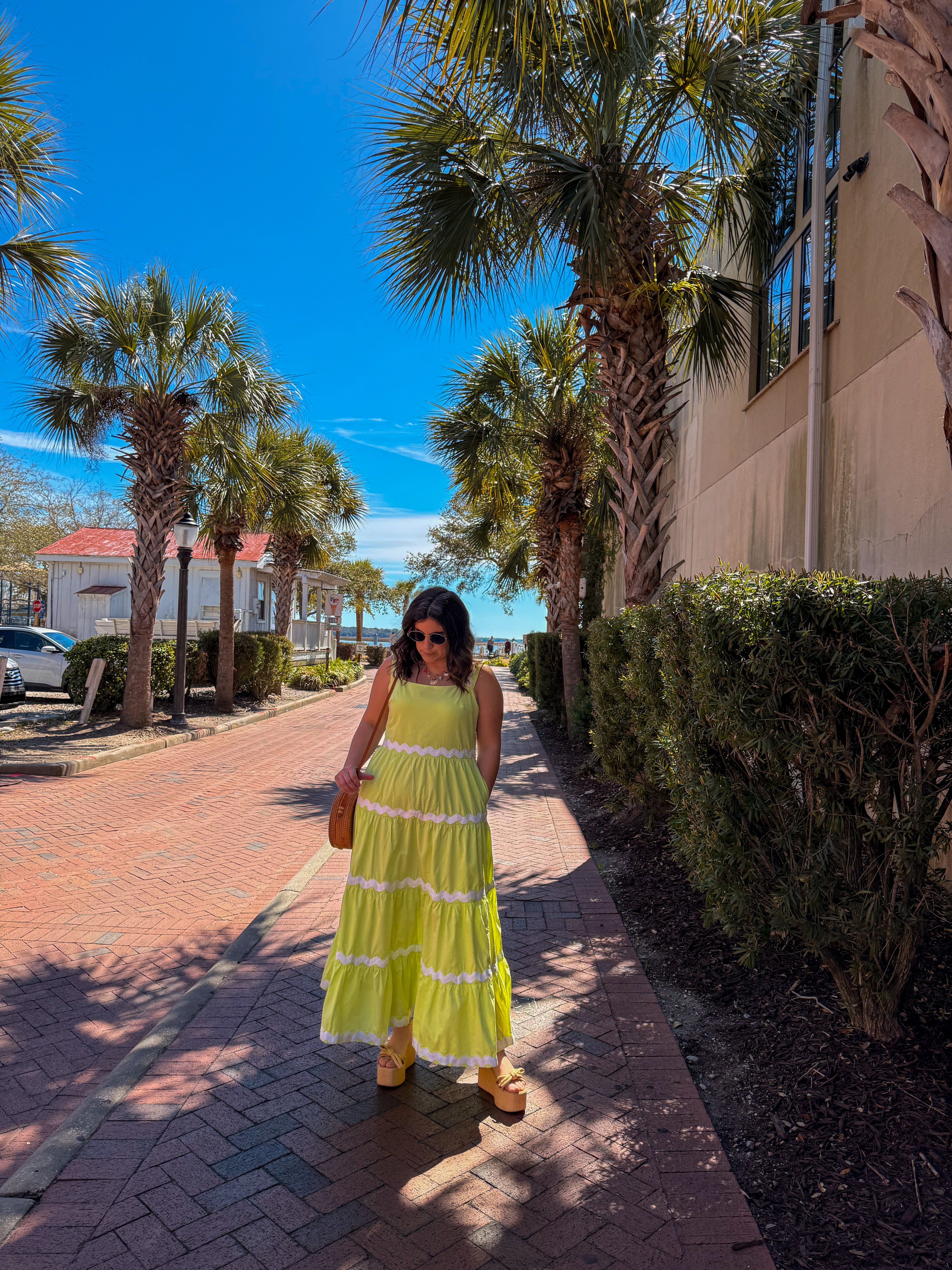 Lime Green Ric-Rac Maxi