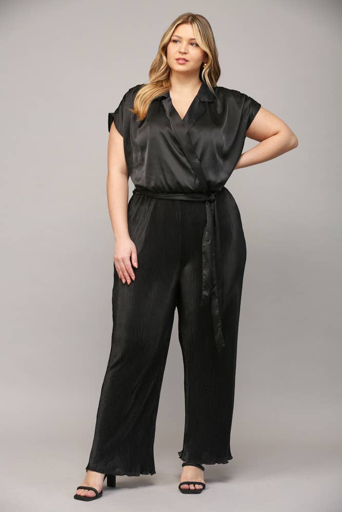 Pleated Jumpsuit