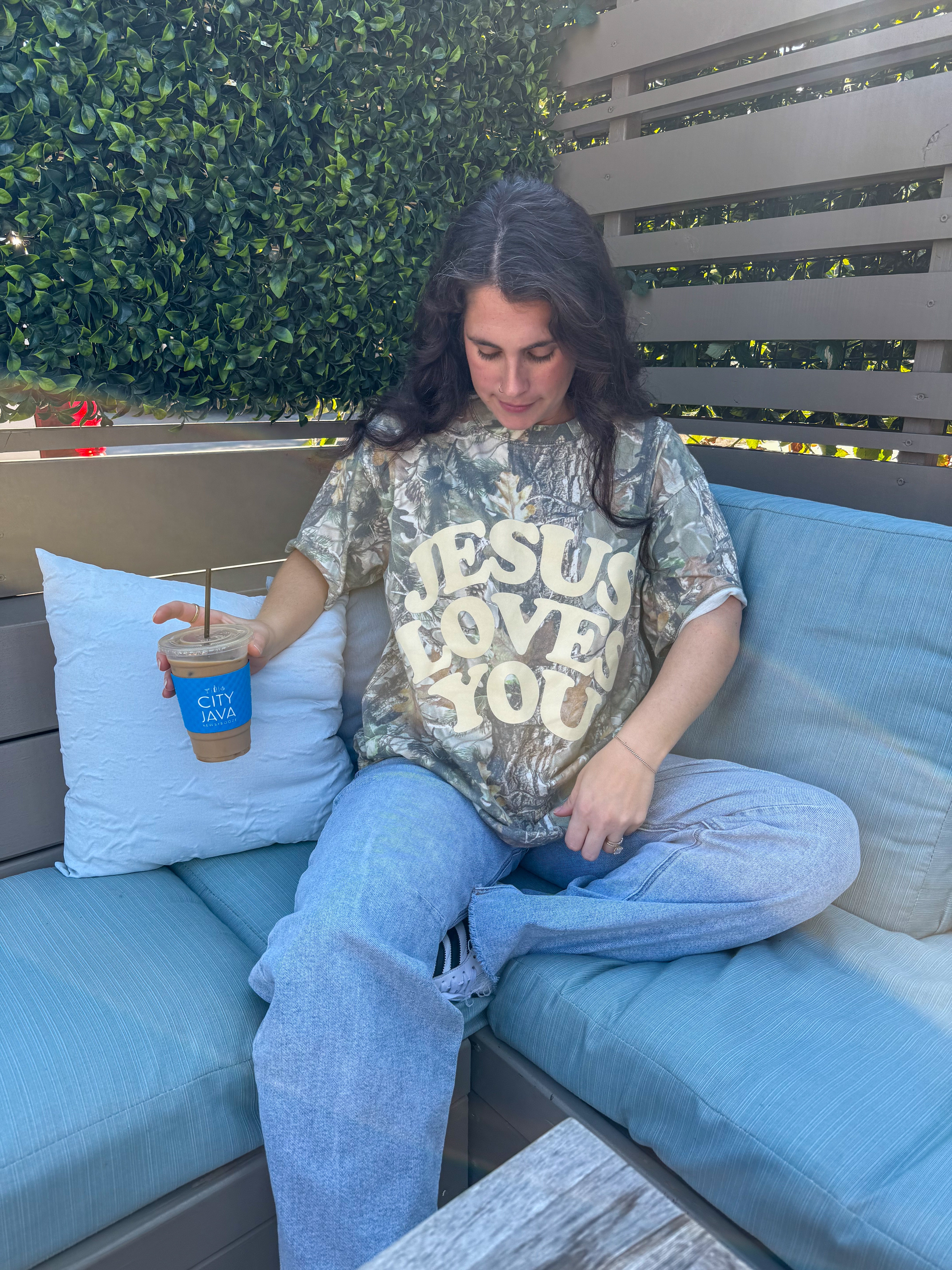 Jesus Loves You Camo Tee