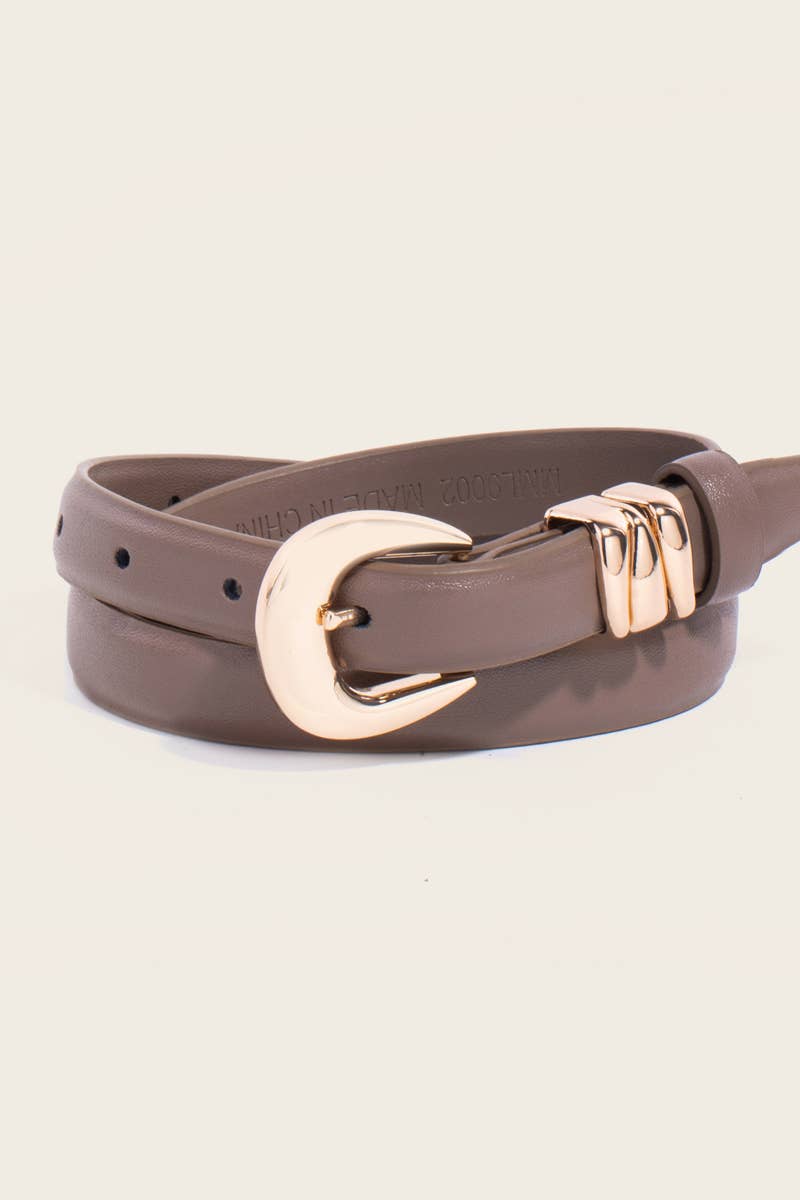 Skinny Leather Belt