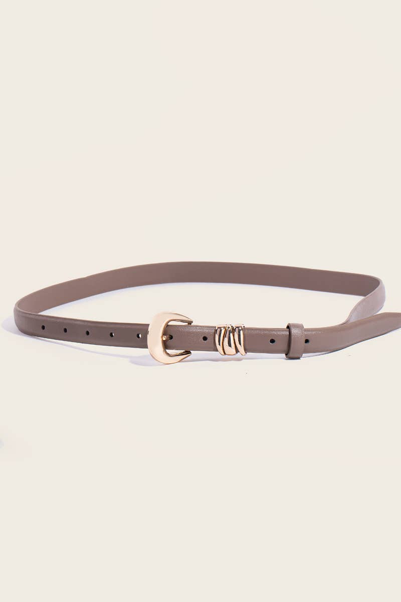 Skinny Leather Belt