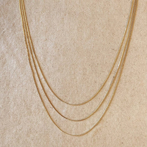 18k Gold Filled Dainty Chain Necklace