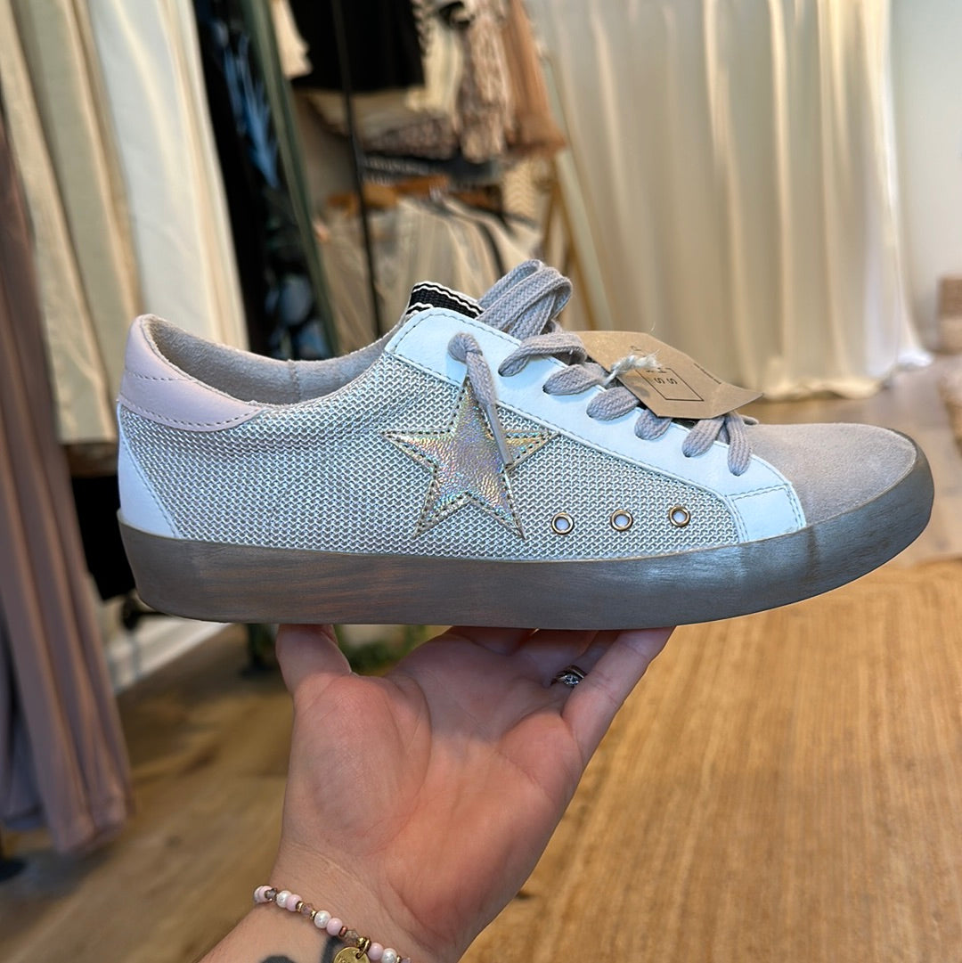 Bone Mesh Sneakers
