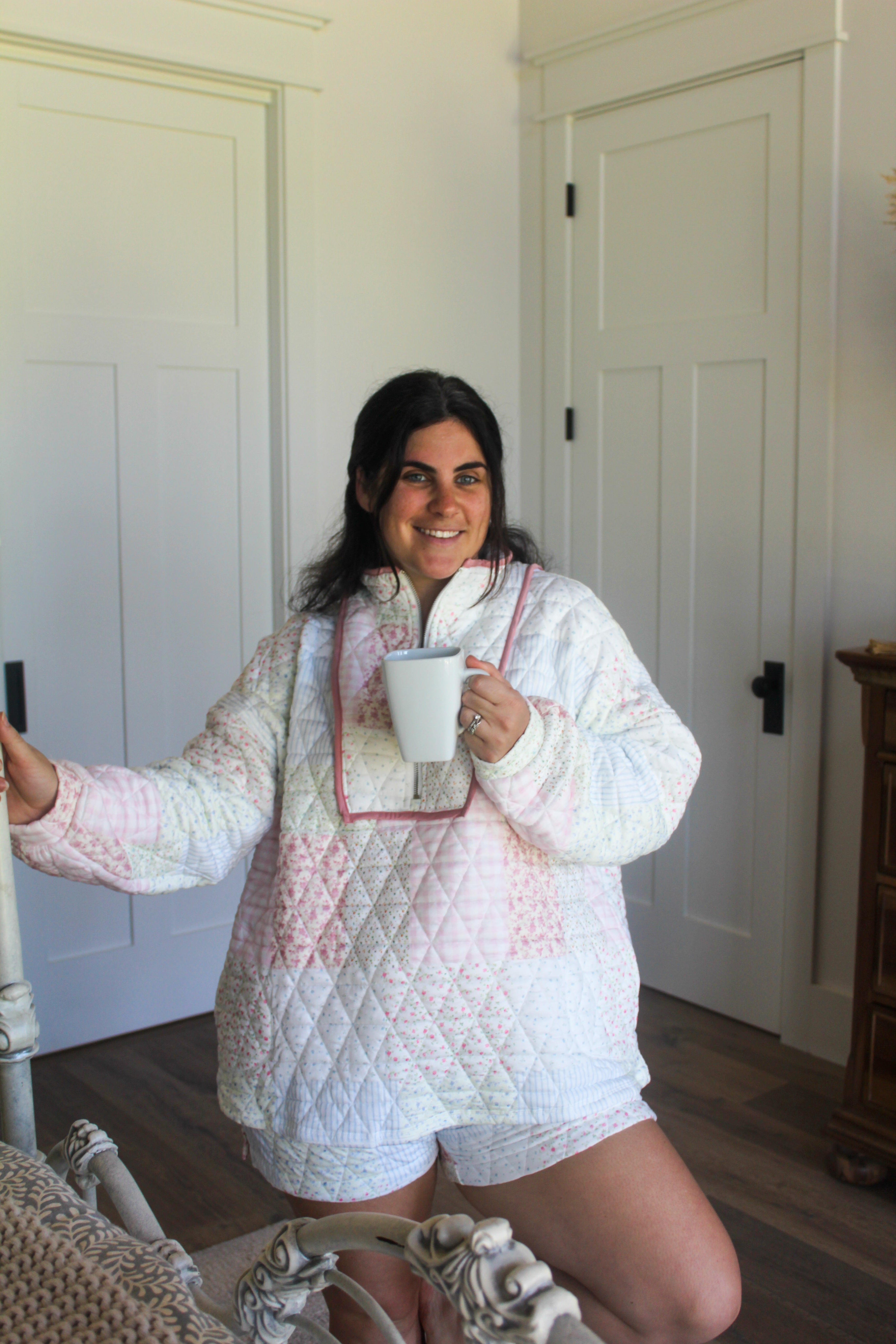 Floral Quilted Lounge Set