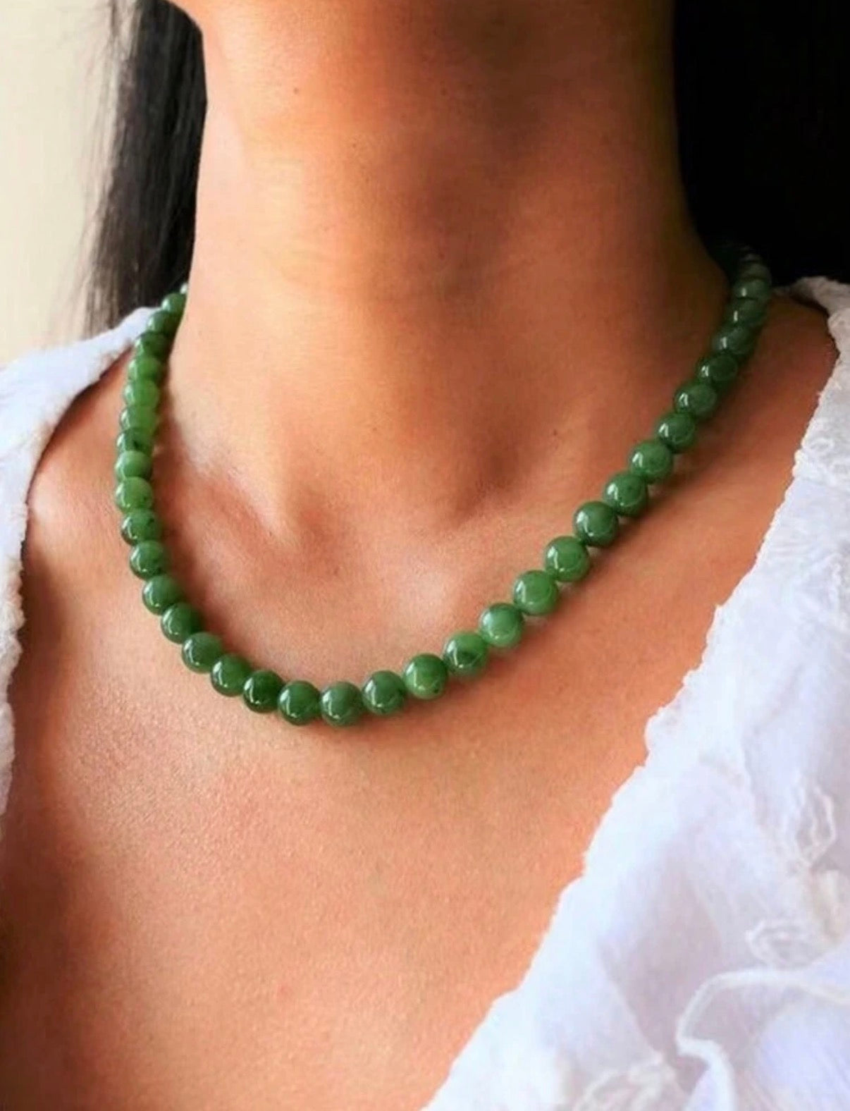 Green Beaded Necklace