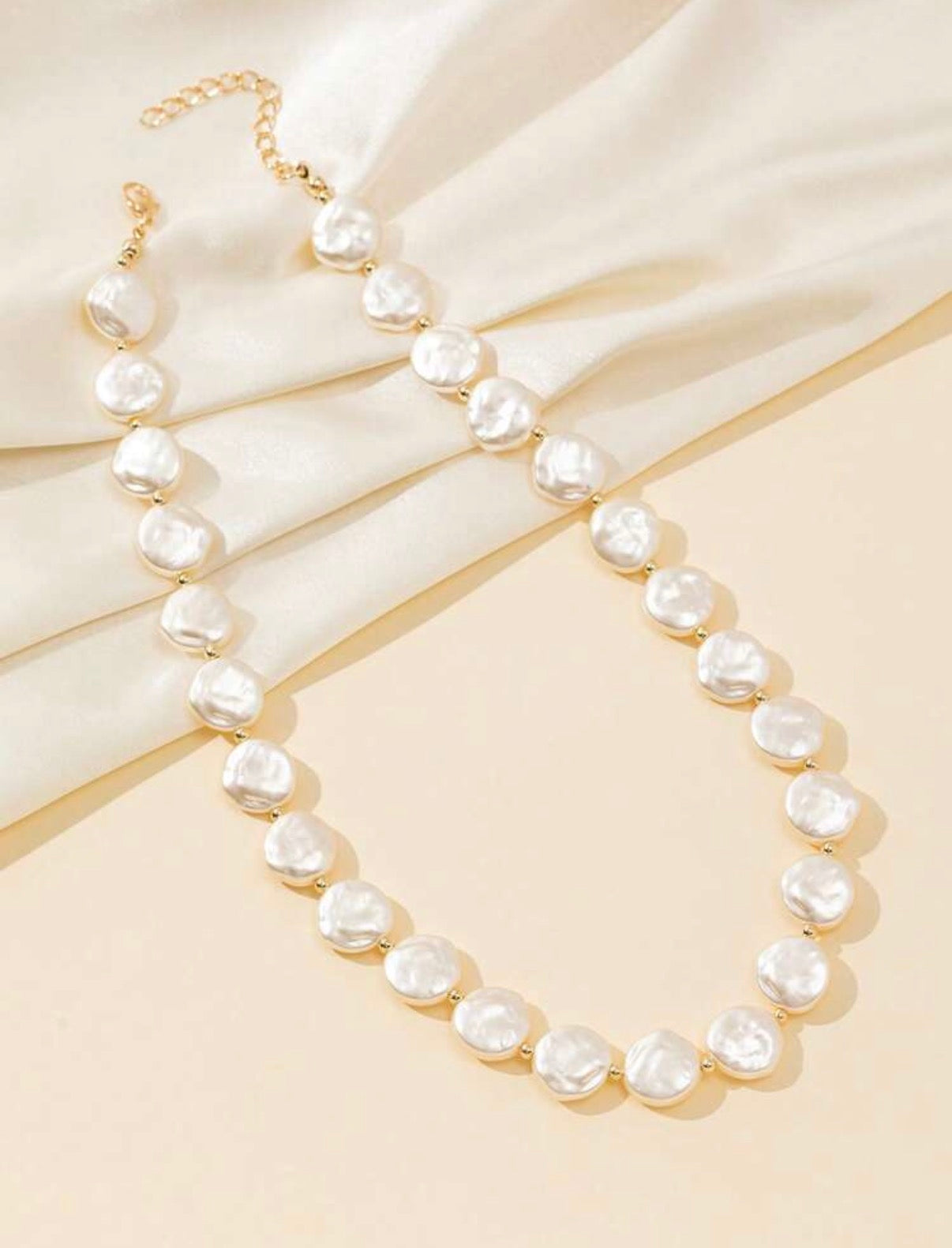 Faux Pearl Necklace
