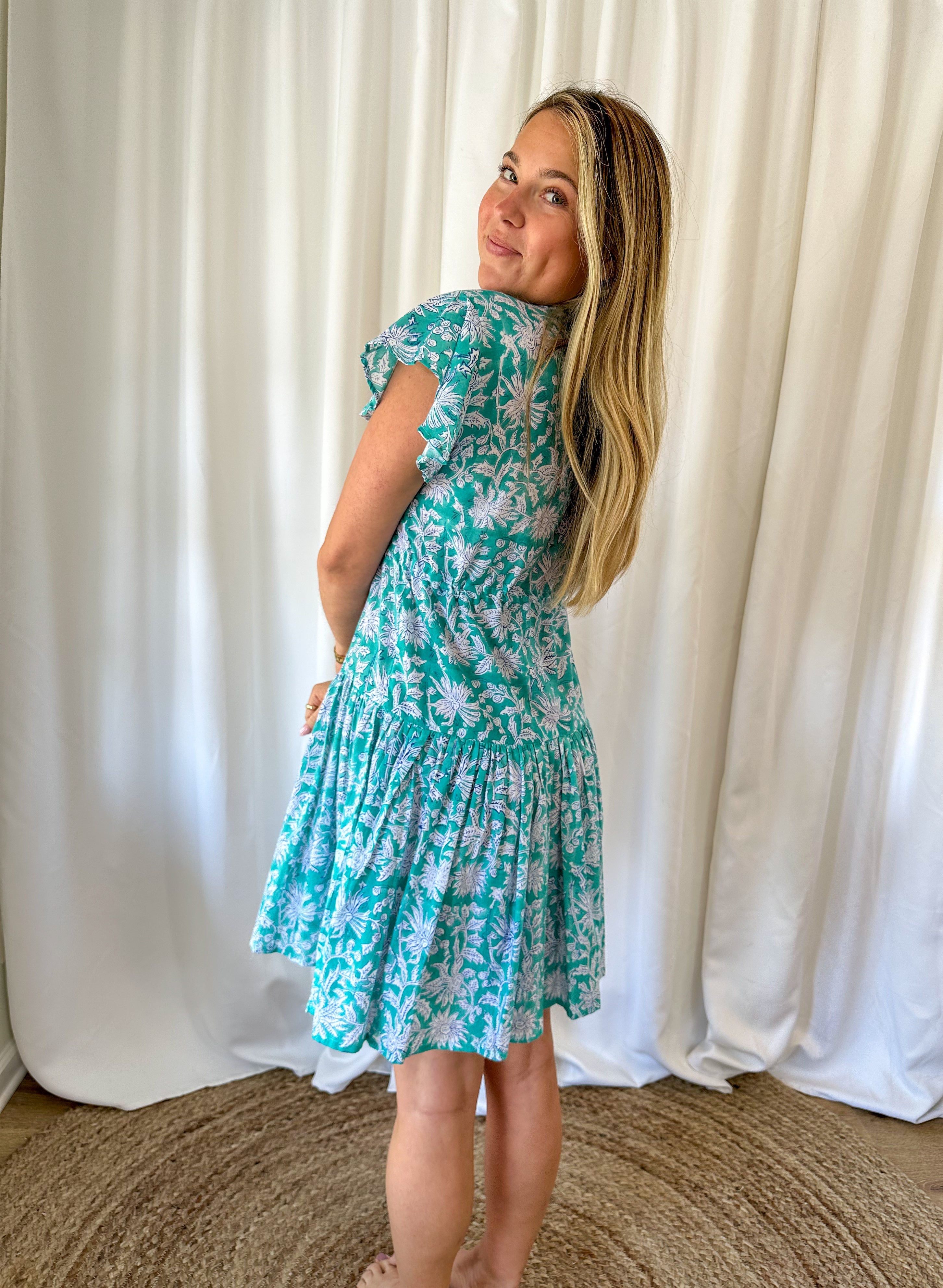 Sawyer Block Print Dress