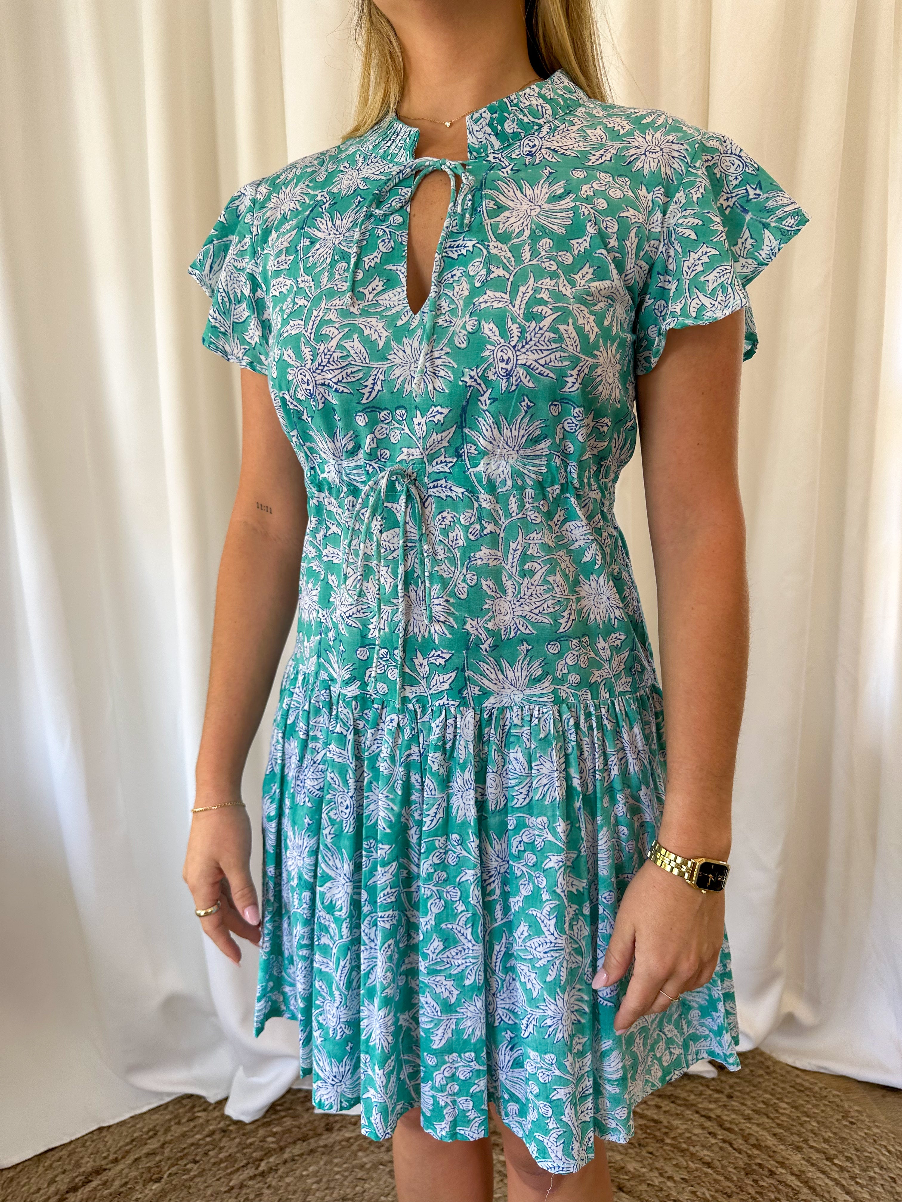 Sawyer Block Print Dress