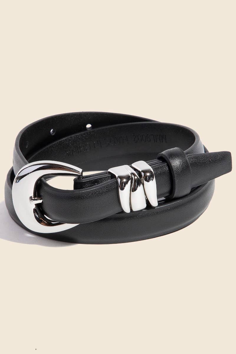 Skinny Leather Belt