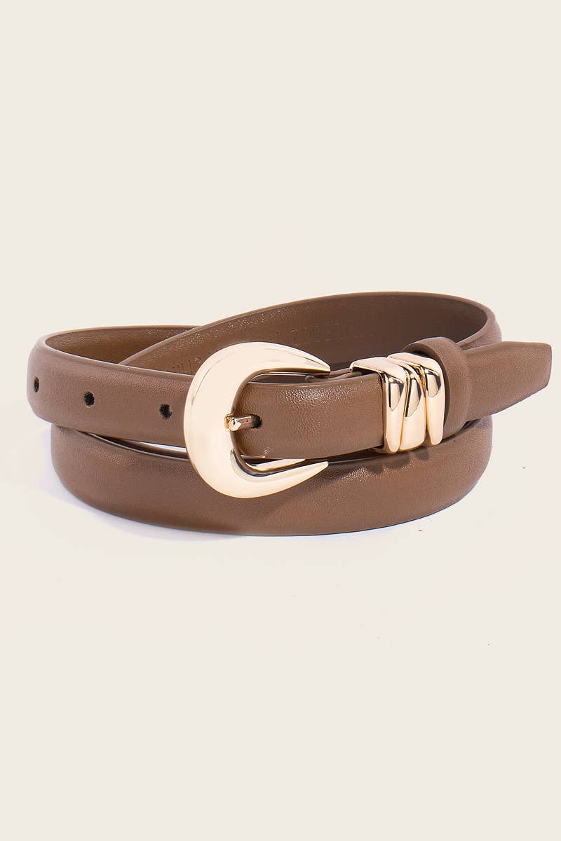 Skinny Leather Belt