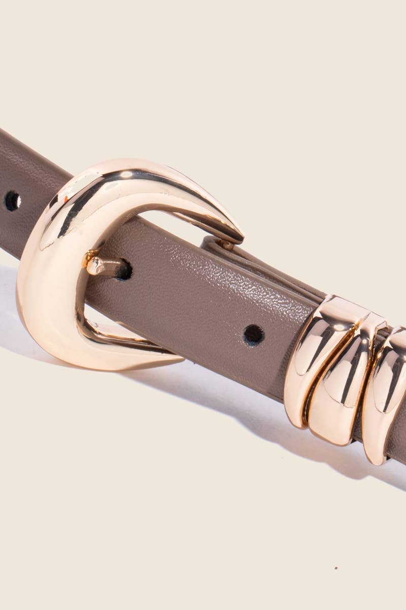 Skinny Leather Belt