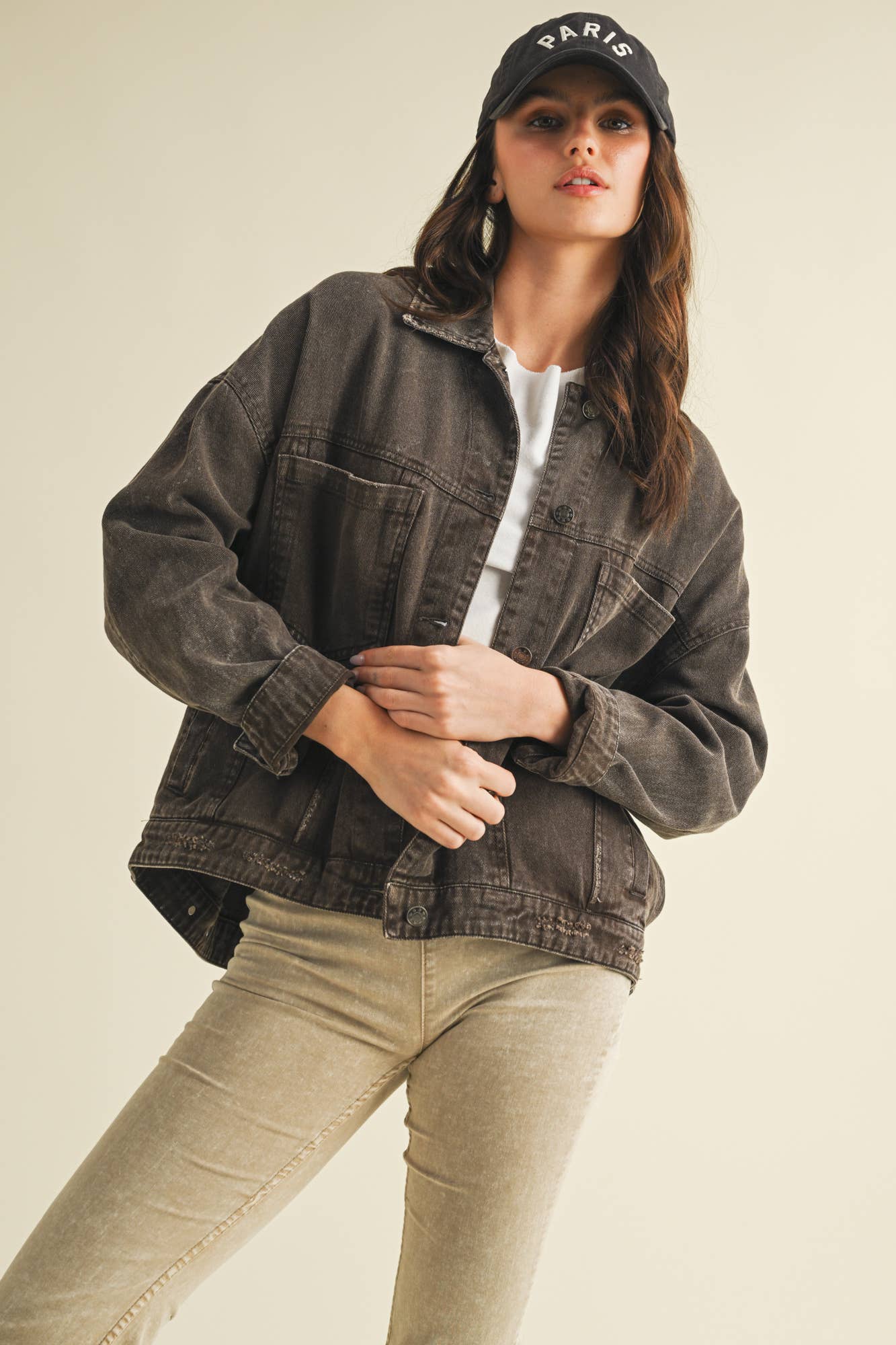 Black Coffee Denim Jacket