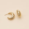 Twisted Hoop Earrings