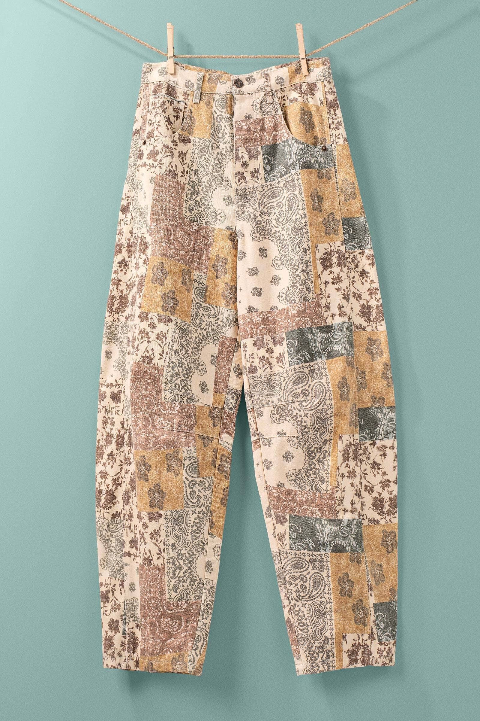 Patchwork Pants