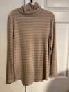 Plus Beige Striped Sweater