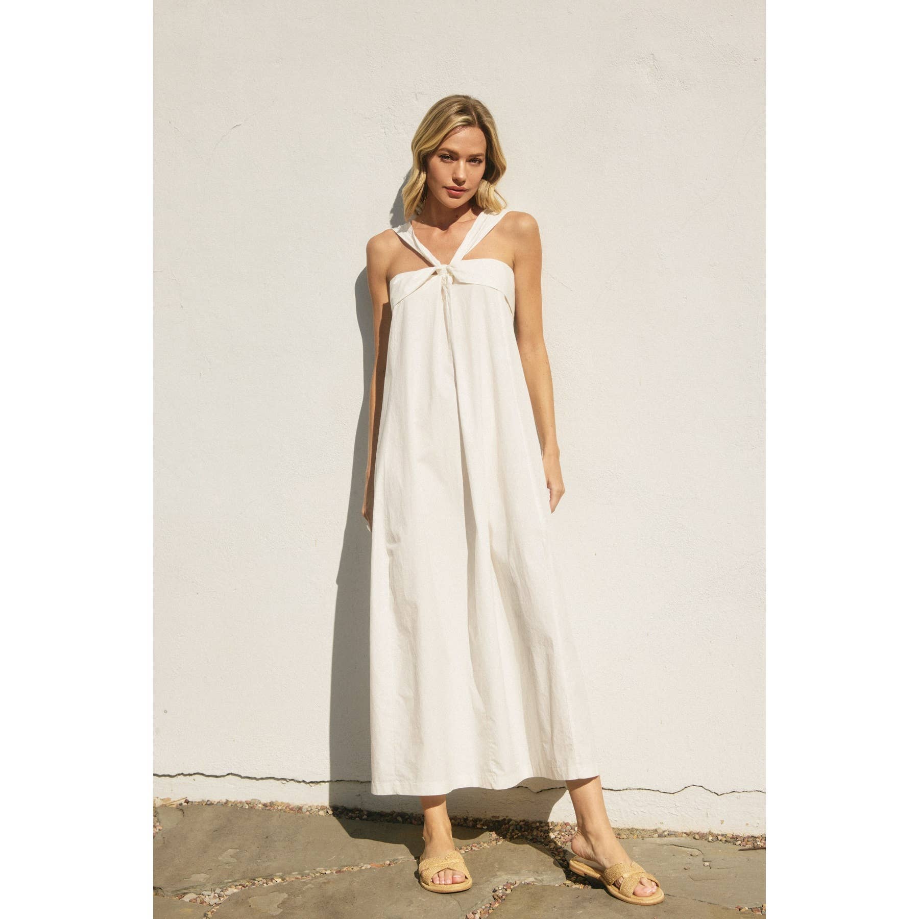 Cotton Halter Maxi