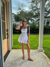 White Skort Mini
