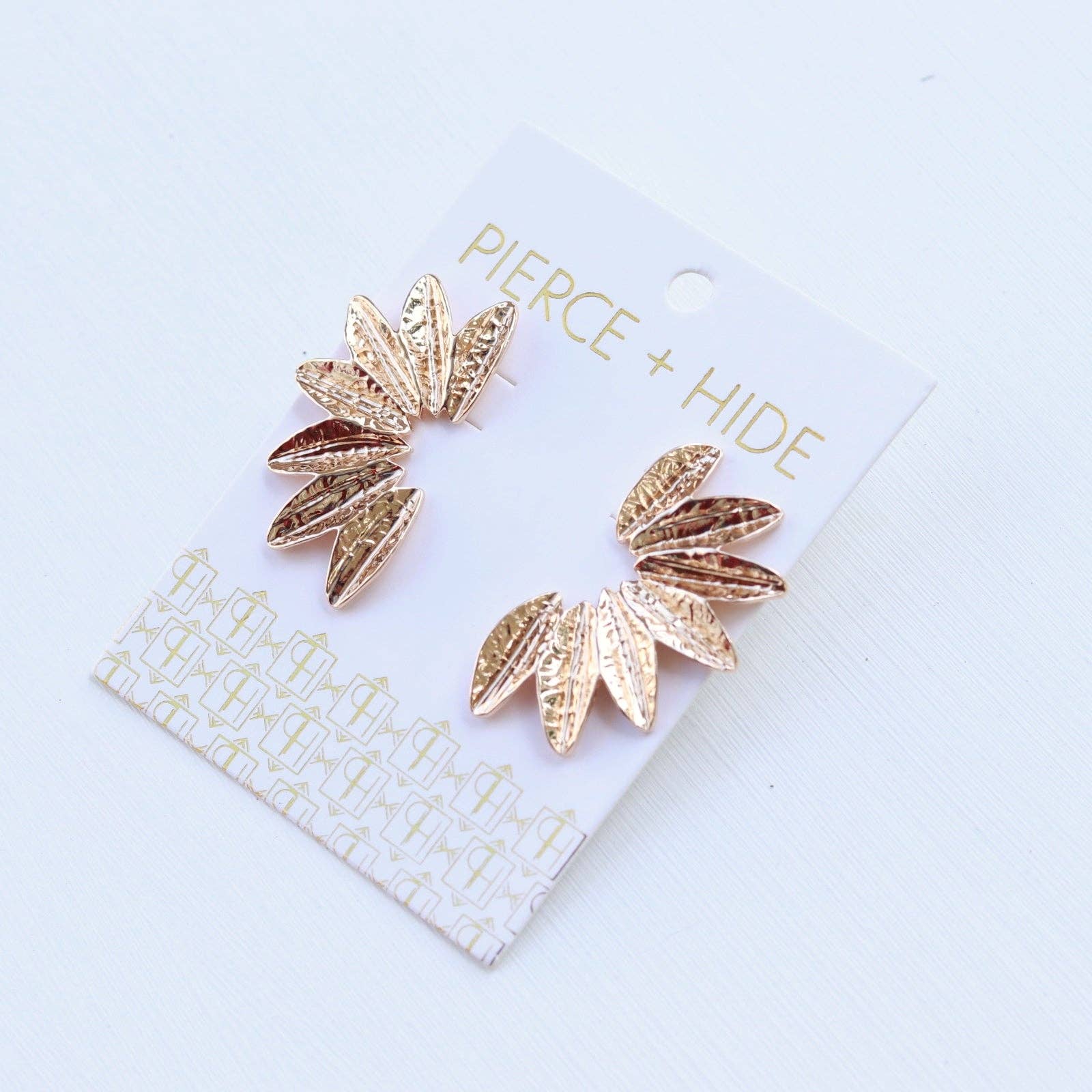 Small Gold Wing Earrings