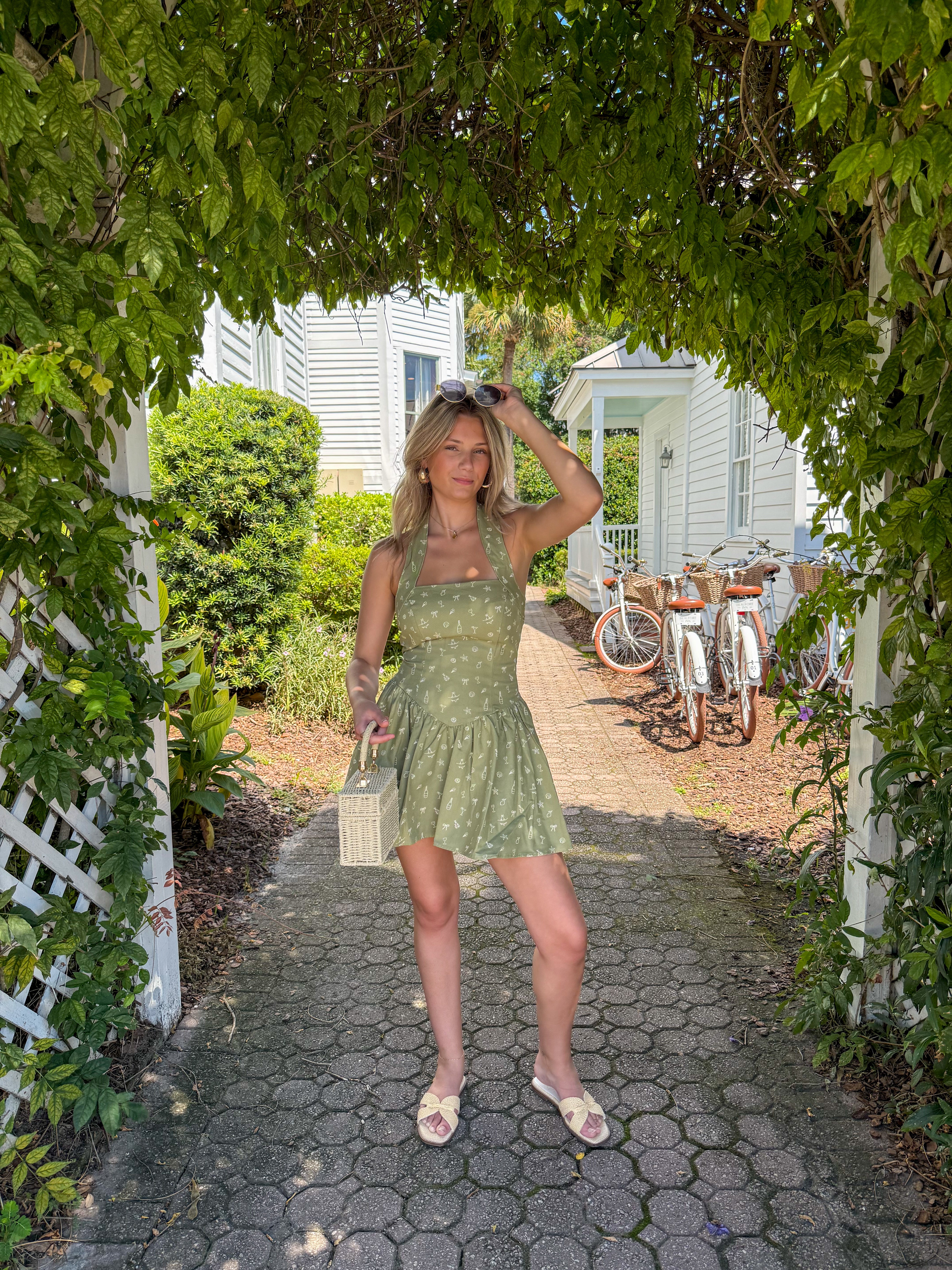 Halter Printed Mini