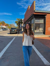 Cream Knit Tank