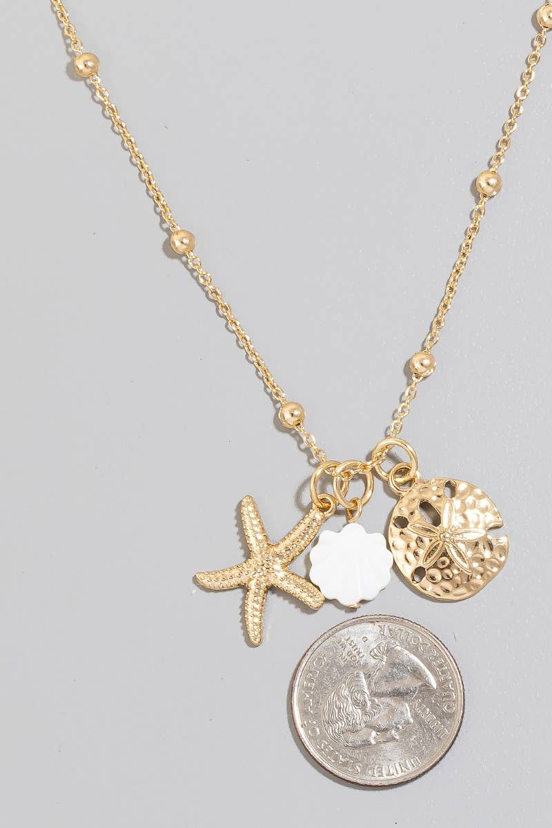 Star Fish Charm Necklace