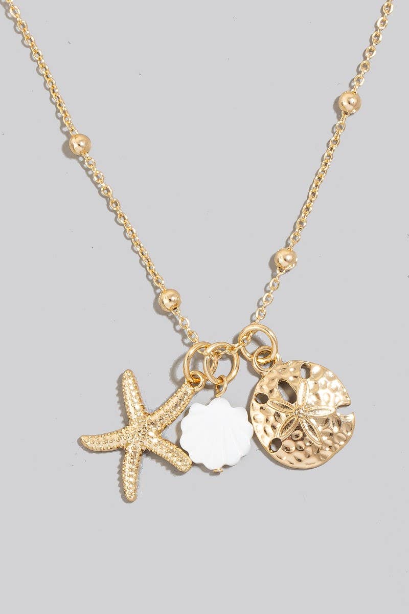 Star Fish Charm Necklace