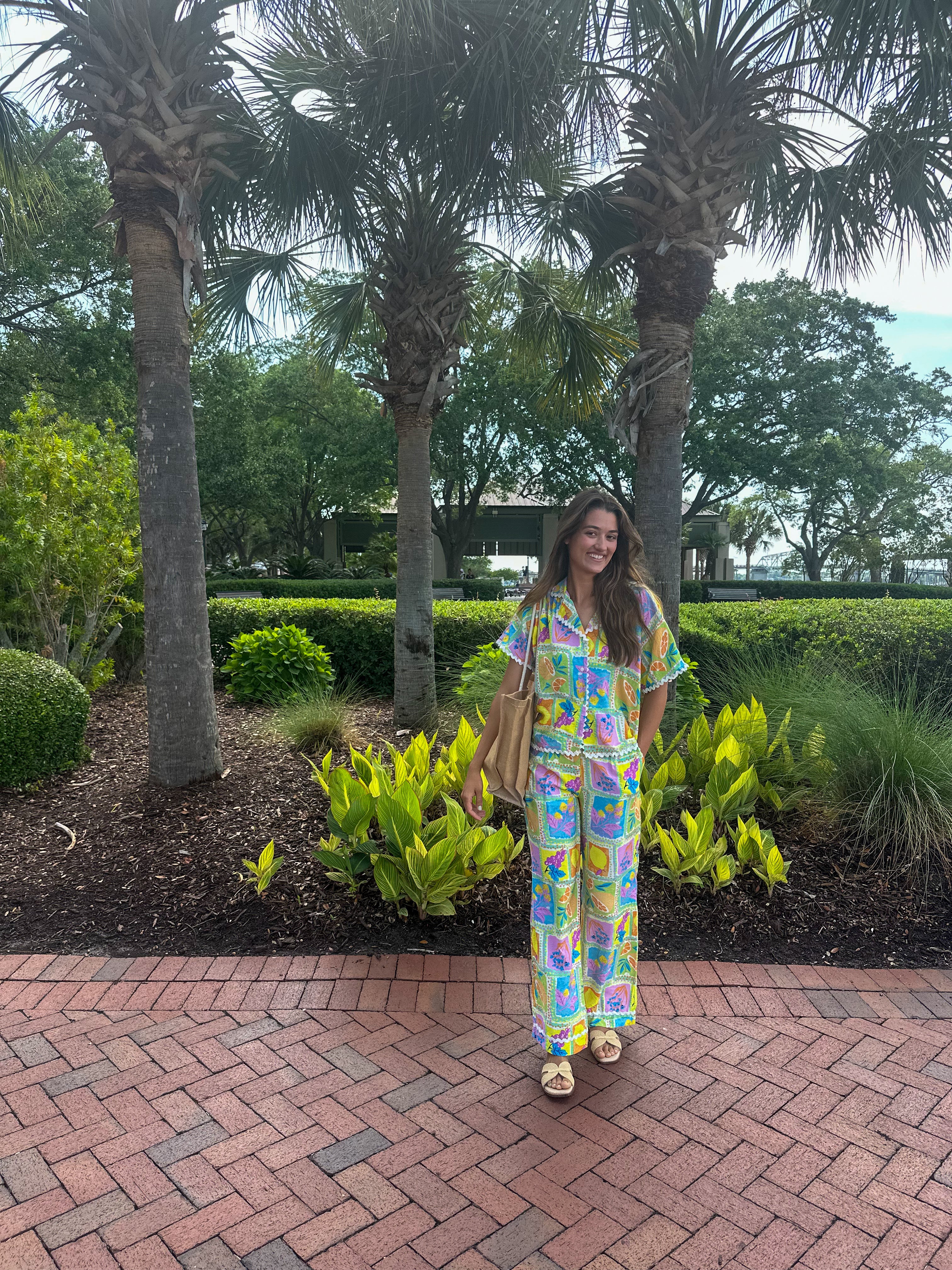 Fresh and Fruity Button Down Set