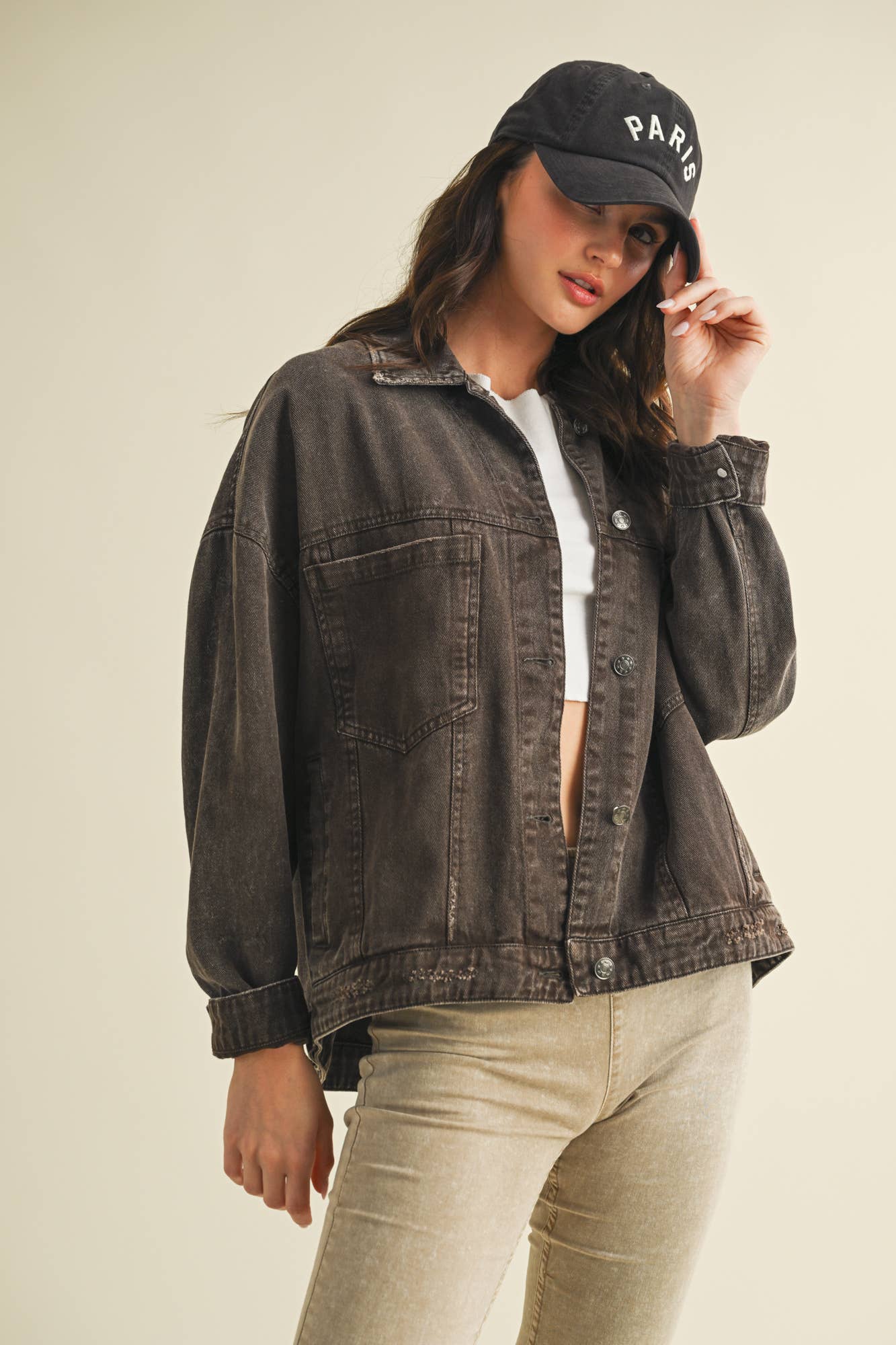 Black Coffee Denim Jacket