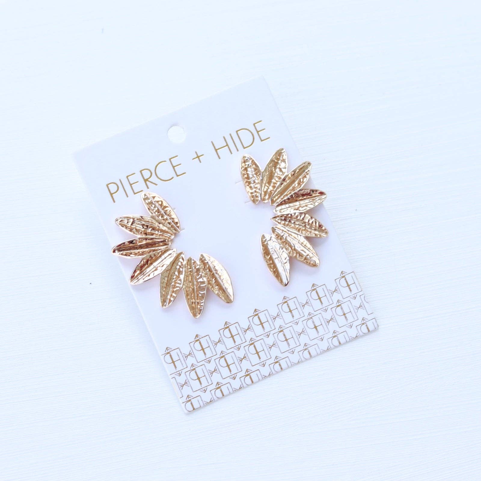 Small Gold Wing Earrings