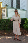 Stripe Midi Shirt Dress
