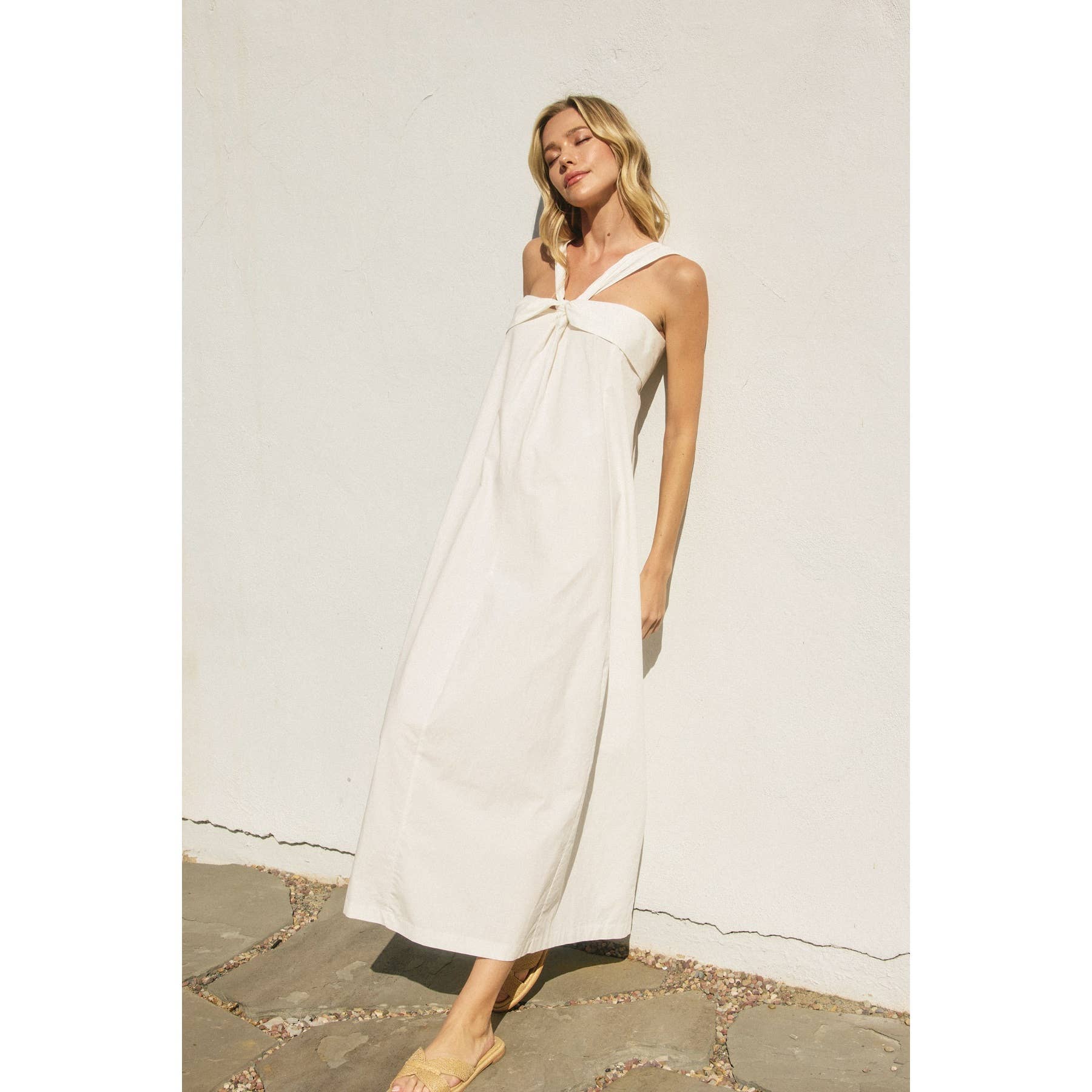 Cotton Halter Maxi