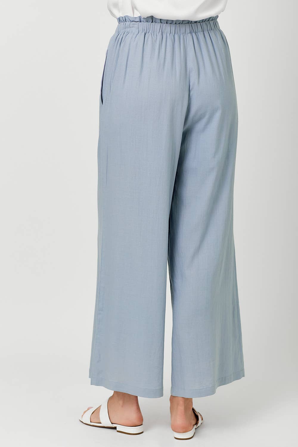 Blue Linen Pants