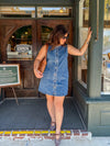 Button Down Denim Mini
