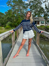 Eyelet Ruffle Shorts