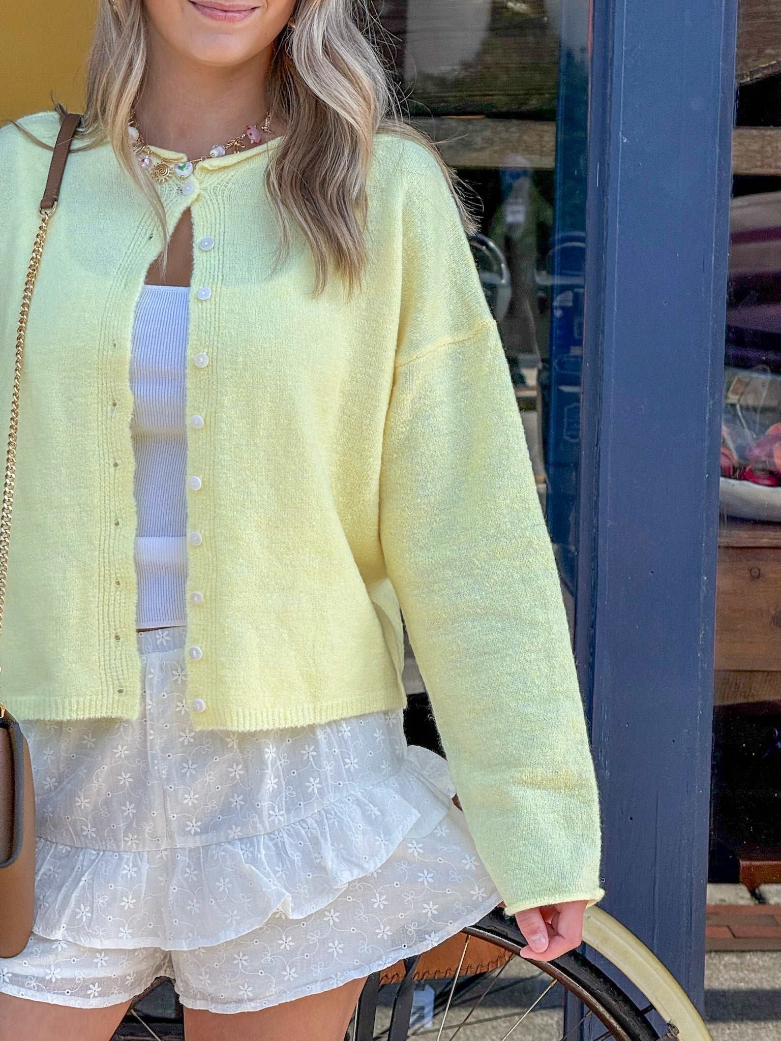 Butter Yellow Cardigan