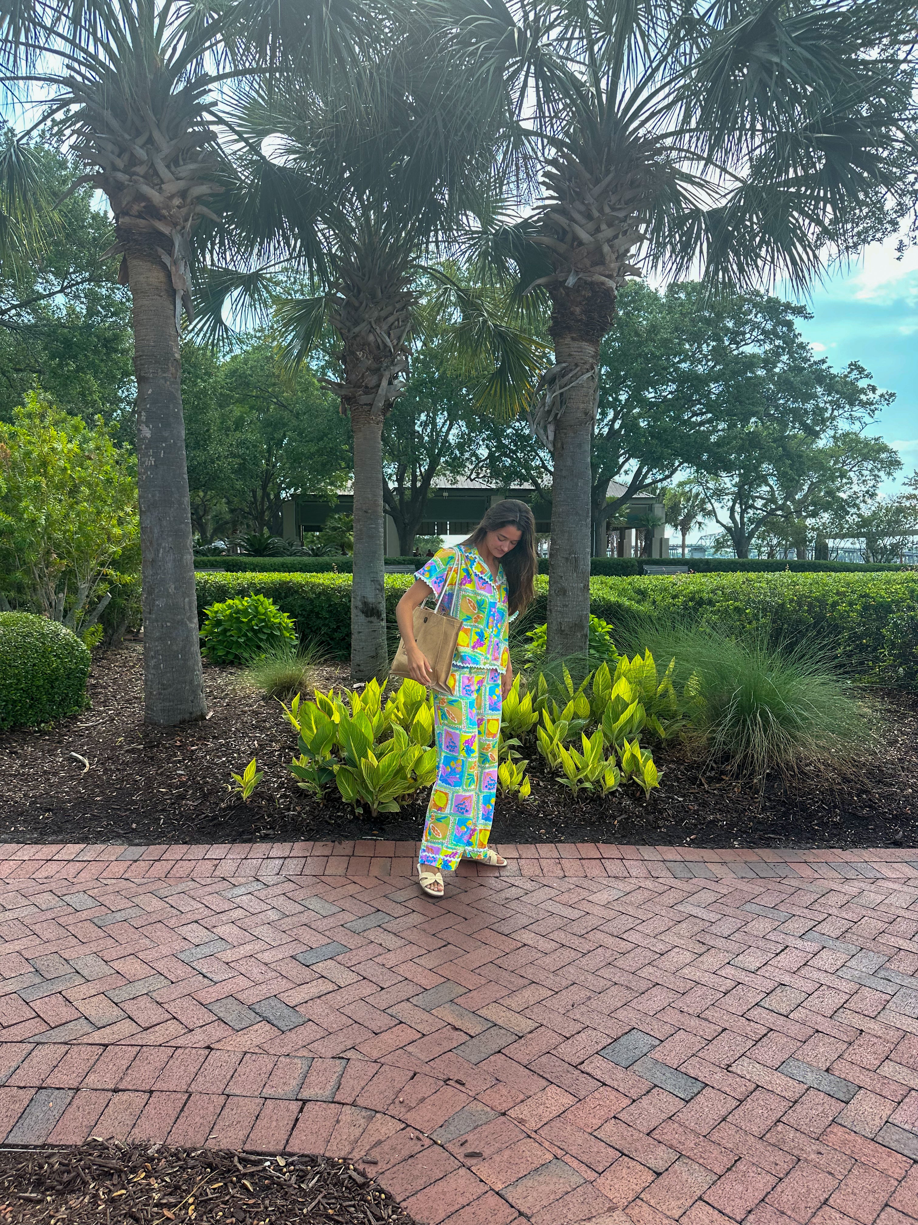 Fresh and Fruity Button Down Set