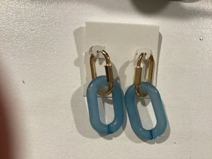 Acrylic Link Earrings