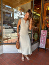 Beige Knit Maxi