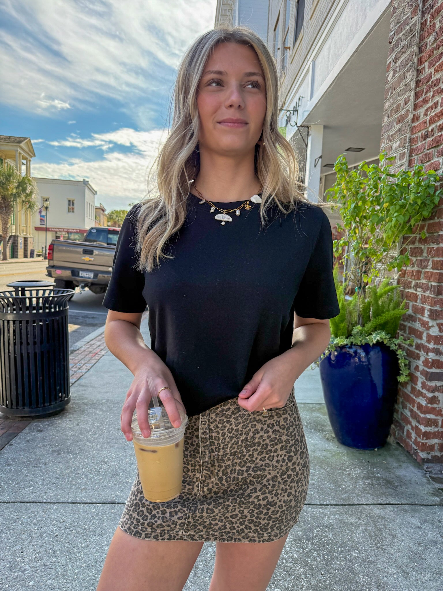 Leopard Mini Skirt