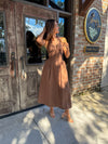 Mocha Halter Midi