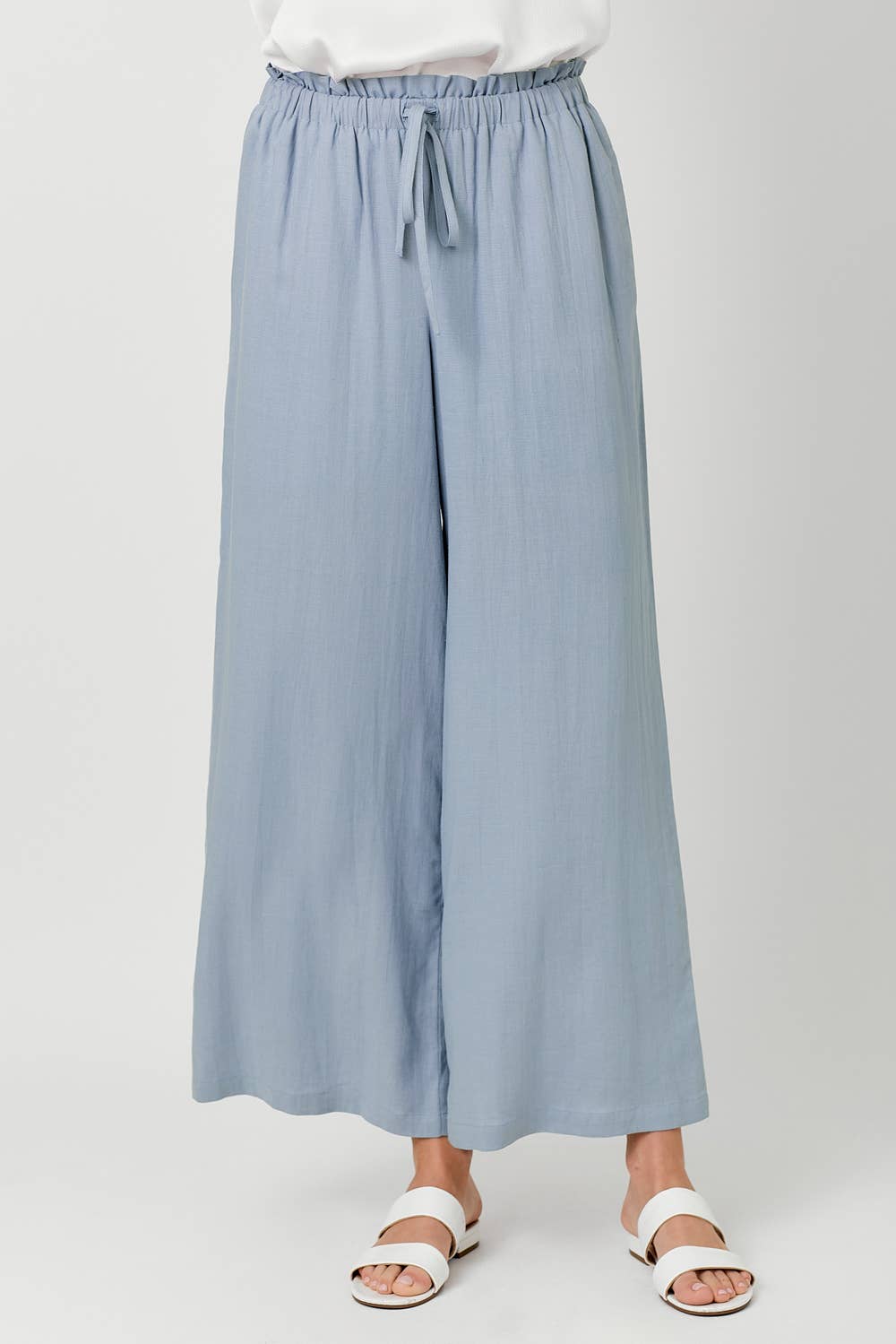 Blue Linen Pants