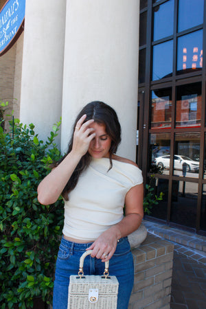 Asymmetrical Knit Top