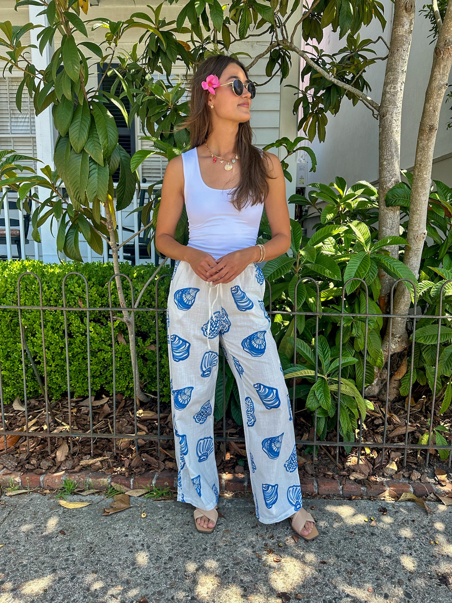 By The Sea Cotton Pants